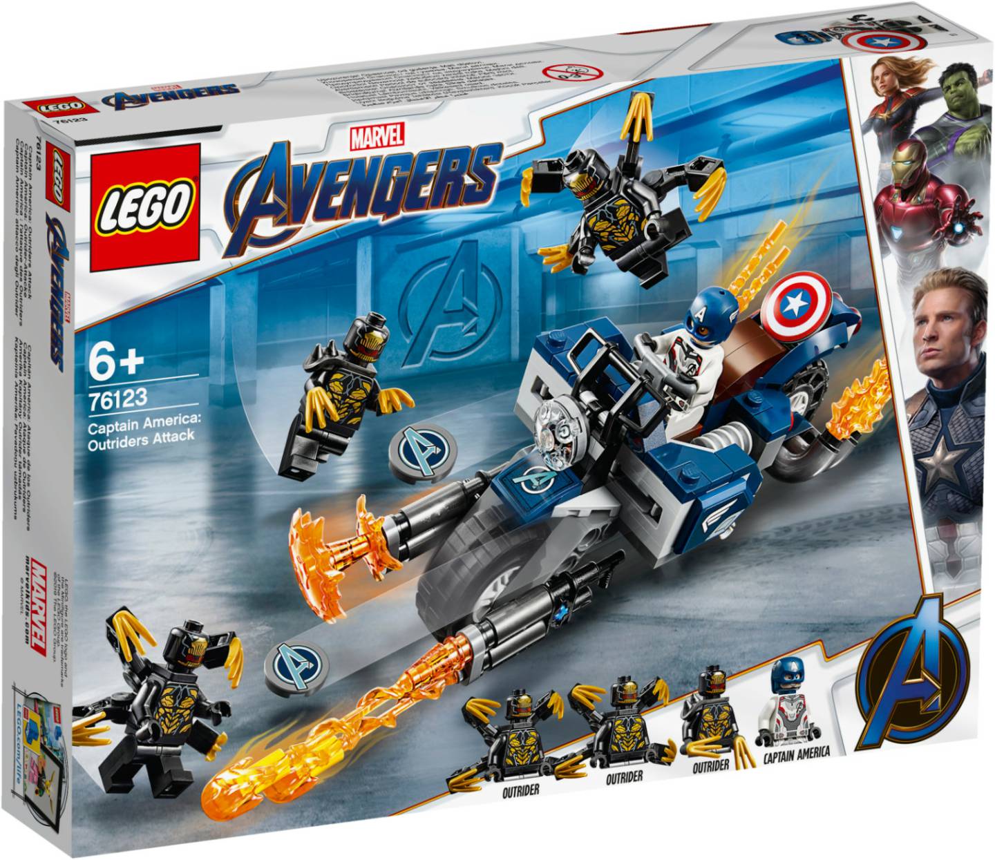 LEGO Marvel Super Heroes - Captain America: Outrider-Attacke (76123) LEGO