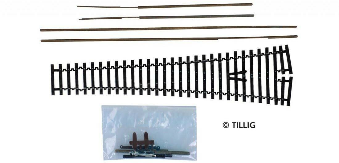 Tillig Flexsteg BW 15, BS brüniert (83426) Modelleisenbahn-Zubehör