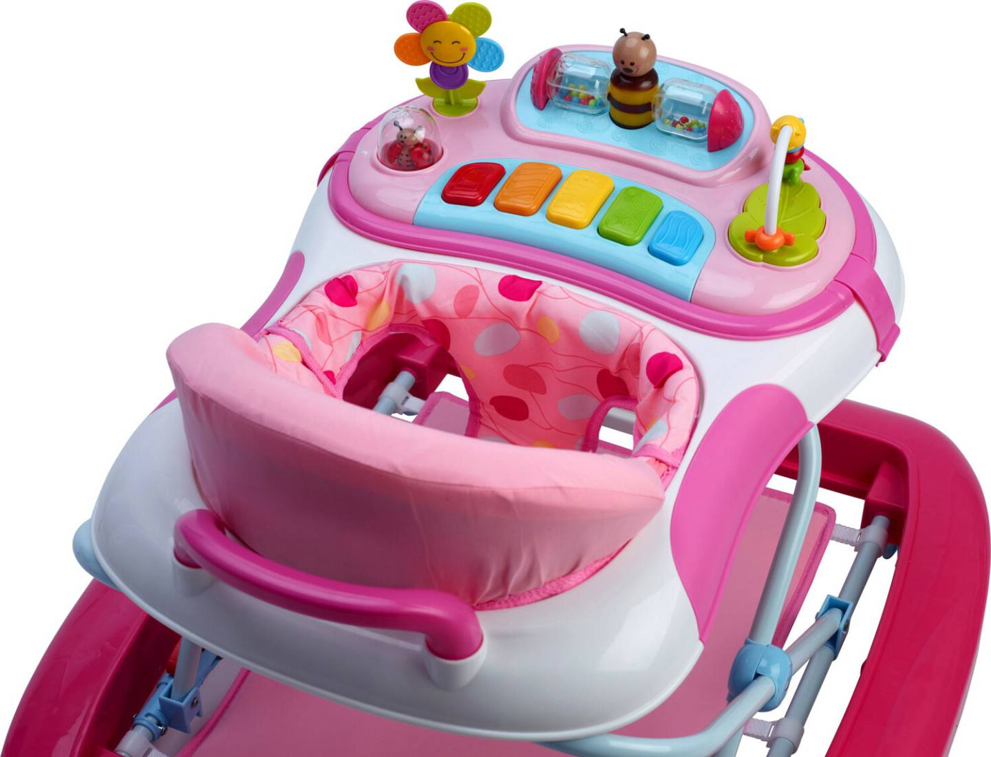 IB-Style Babywalker Gehfrei mit Schaukelfunktion LITTLE WORLD rosa Lauflernhilfen