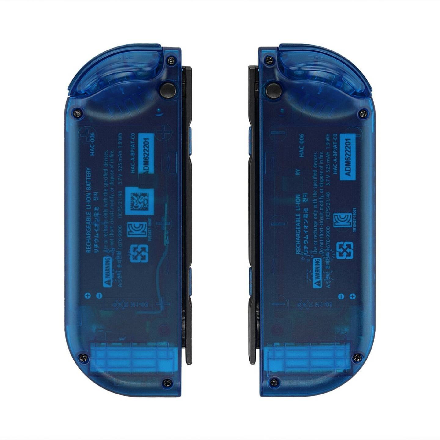 eXtremeRate Nintendo Switch Joy-Con Replacement Full Set Shell Case with Buttons D-Pad Version eXtremeRate Nintendo Switch Joy-Con Replacement Full Set Shell Case with Buttons D-Pad VersionTransparent Clear Blue