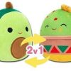 Jazwares Squishmallows 2in1 Guacamole Gideon und Avocado Austin Kuscheltiere