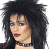 Smiffy's Rock Diva wig black (42238) Faschingskostüme