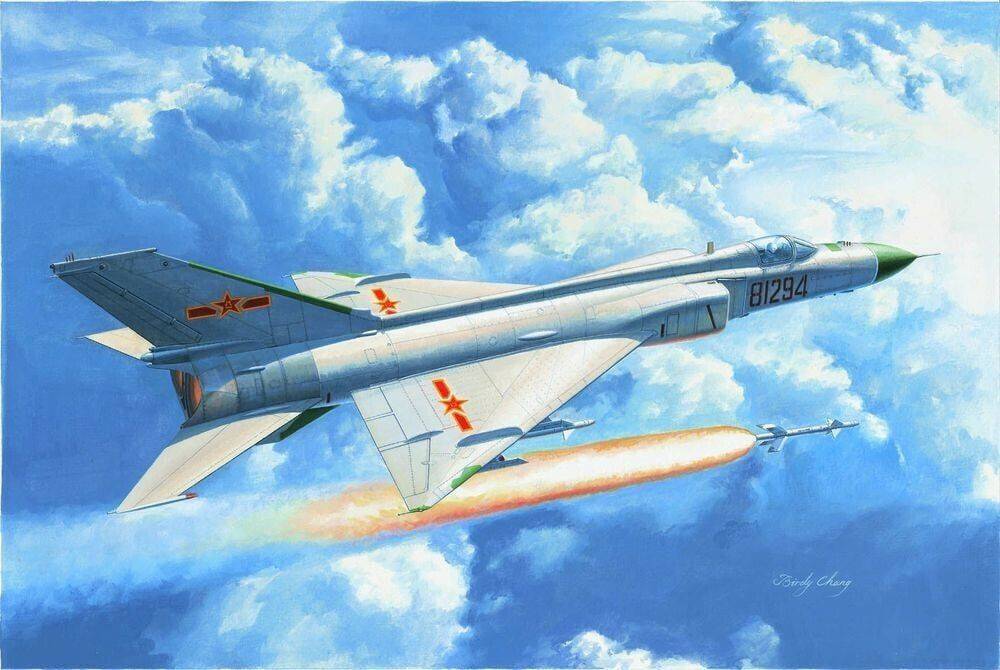 Modellbausätze Trumpeter Chinese J-8IID fighter (02846)