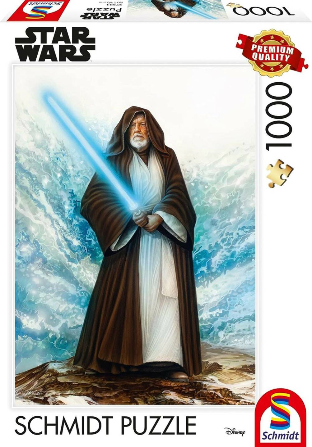 Schmidt-Spiele Monte Moore, The Jedi Master (1000 Teile) Puzzles