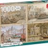 Jumbo Spiele - Kanalboote, 1000 Teile (18855) Puzzles