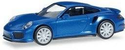 Herpa Porsche 911 Turbo, saphierblaumetallic (38614) Modellfahrzeuge