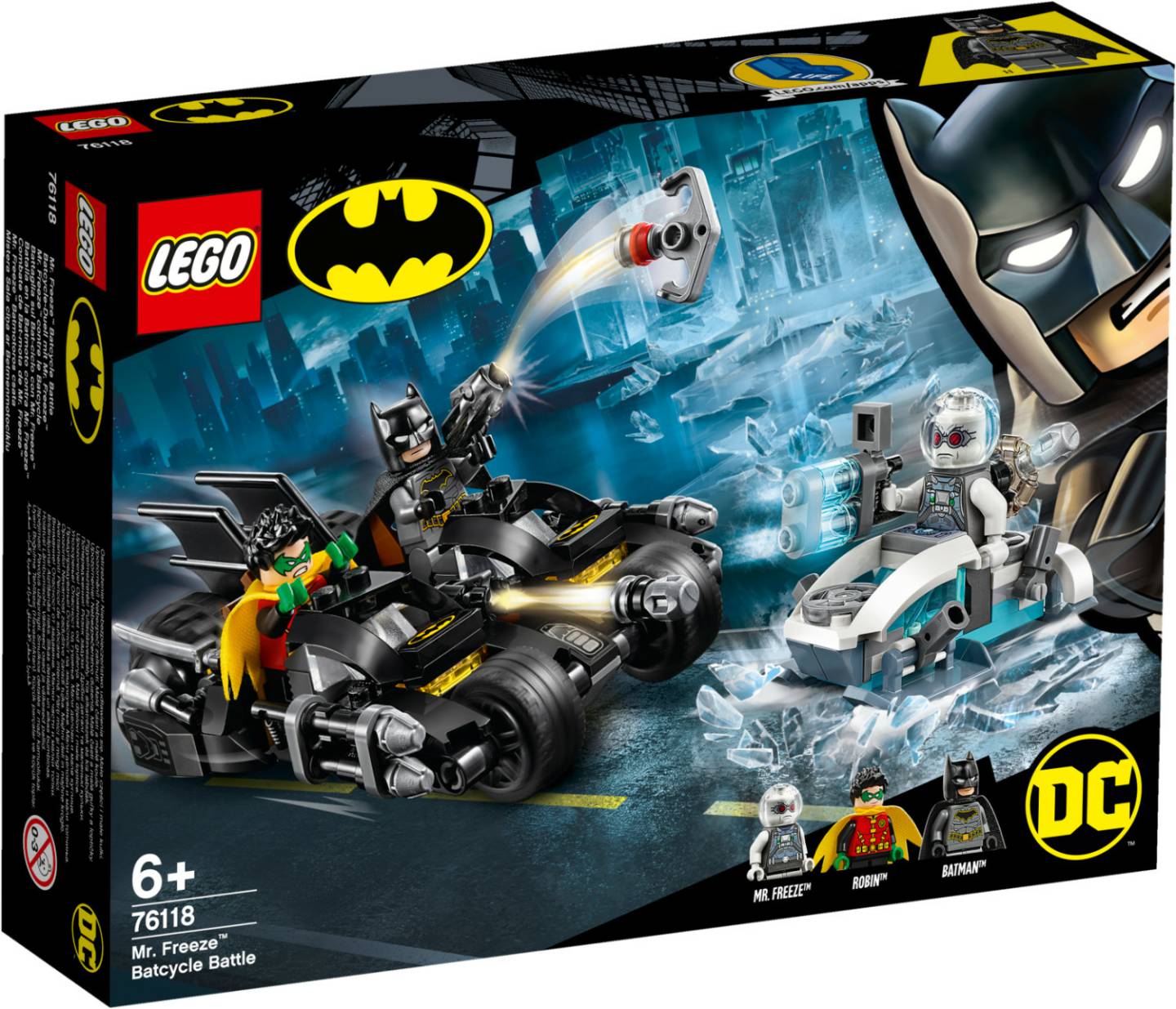 LEGO LEGO DC Super Heroes - Batcycle-Duell mit Mr. Freeze (76118)