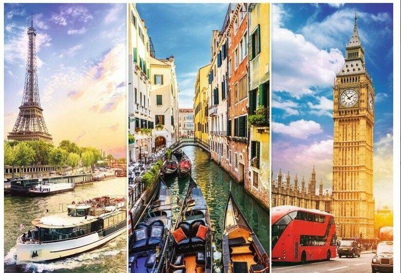 Trefl A Journey through Europe (4000 Teile) Puzzles