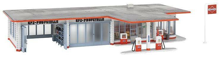 Modelleisenbahn-Zubehör Faller Tankstelle Brandshof (130591)