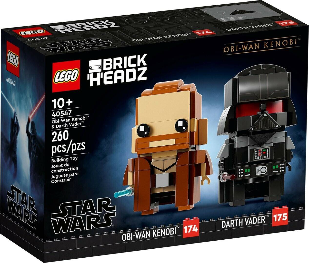 LEGO LEGO BrickHeadz - Obi-Wan Kenobi & Darth Vader (40547)