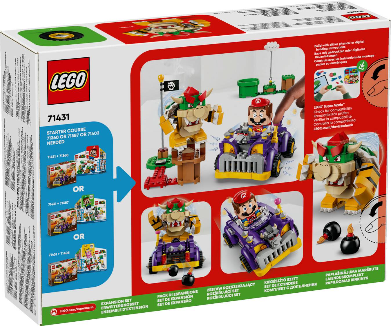 LEGO Super Mario - Bowsers Monsterkarre (71431) LEGO