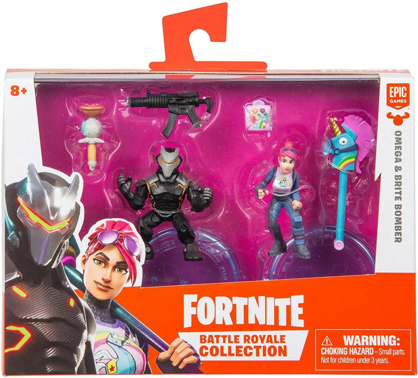 Boti Fortnite Battle Royal Collection - Omega und Brite Bomber Sammelfiguren