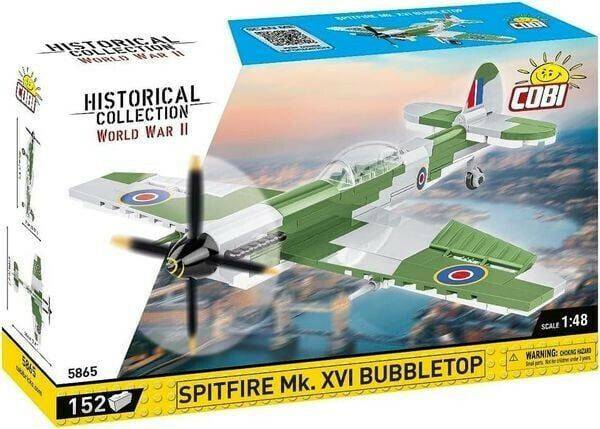 Cobi Spitfire Mk. XVI Bubbletop, Flugzeug, WWII, 152 Klemmbausteine (5865) Baukästen & Bausteine