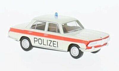 Modellfahrzeuge Brekina BMW 2000 "Polizei Solothum" weiß/orange (24414)