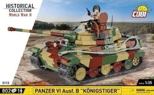 Cobi Panzer VI Ausf. B "KÖNIGSTIGER" 802 Teile (3113) Baukästen & Bausteine