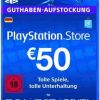 Sony PlayStation Store Guthaben-Aufstockung Sony PlayStation Store Guthaben-Aufstockung50 Euro (Deutschland)