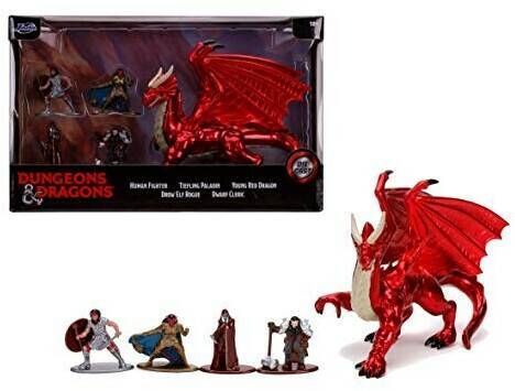 Sammelfiguren Jada Dungeons & Dragons 1,65" Nanofigs 5-Pack (253253001)