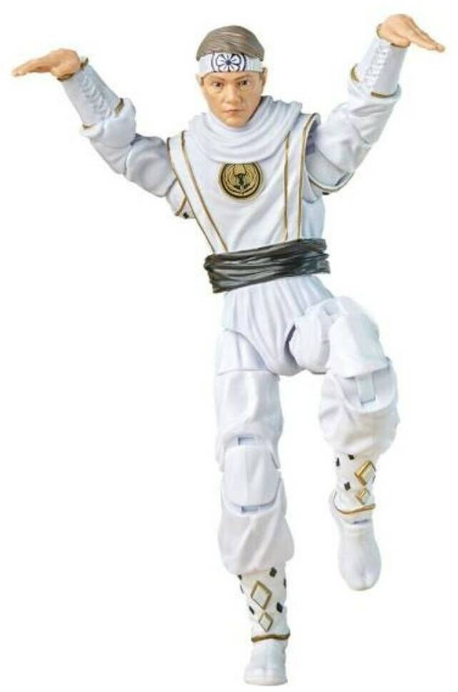 Hasbro Power Rangers x Cobra Kai Lightning Collection Hasbro Power Rangers x Cobra Kai Lightning CollectionMorphed Daniel Larusso White Crane Ranger 15cm