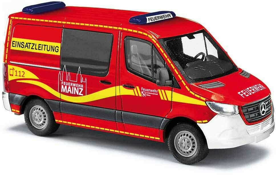 Modellfahrzeuge Busch Mercedes Sprinter Feuerwehr Mainz Einsatzleitung (53456)