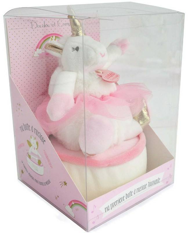 Spieluhren Doudou Tournicoti Wind up music box unicorn