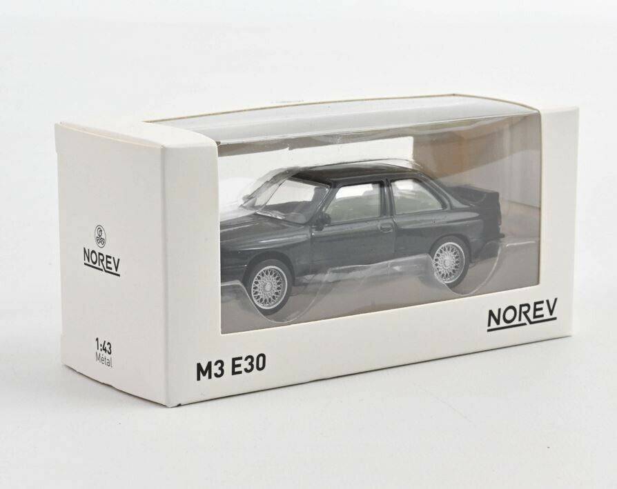 Modellfahrzeuge Norev BMW M3 E30 1986 Schwarz Jet-car 1:43 (350009)