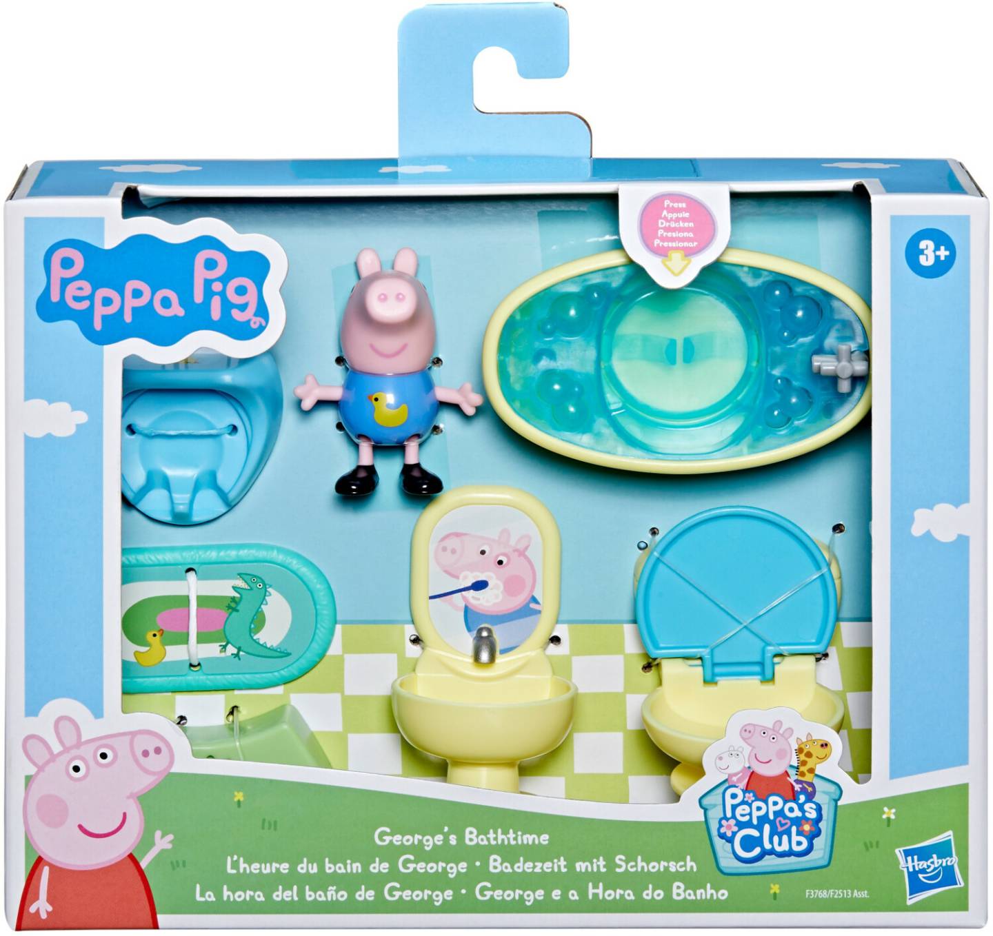 Hasbro Peppa Pig - Badezeit mit Schorsch Sammelfiguren