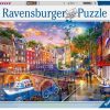 Puzzles Ravensburger Sonnenuntergang über Amsterdam (1000 Teile)