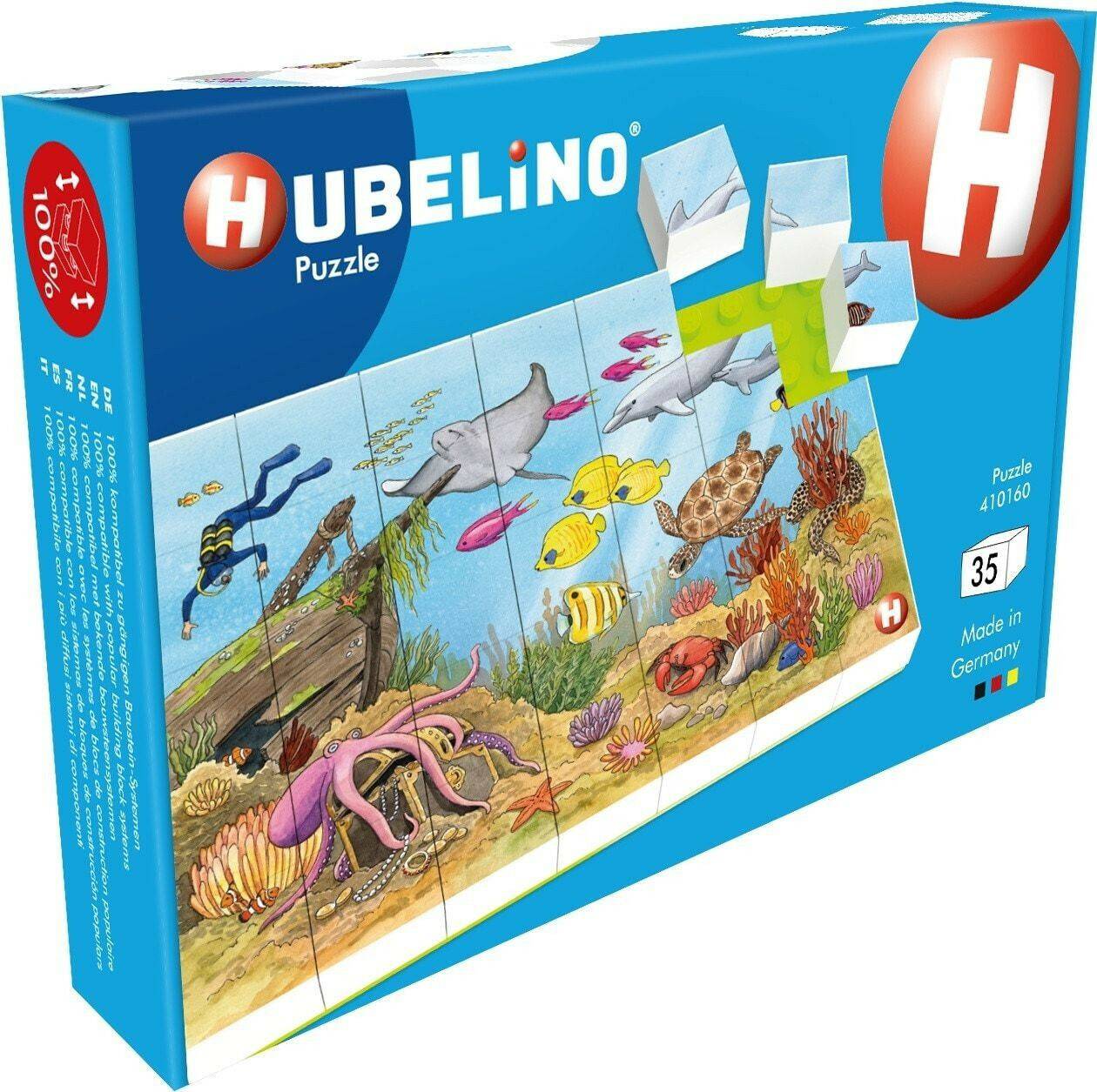 Puzzles Hubelino Puzzle Bunte Unterwasserwelt (35-tlg.)