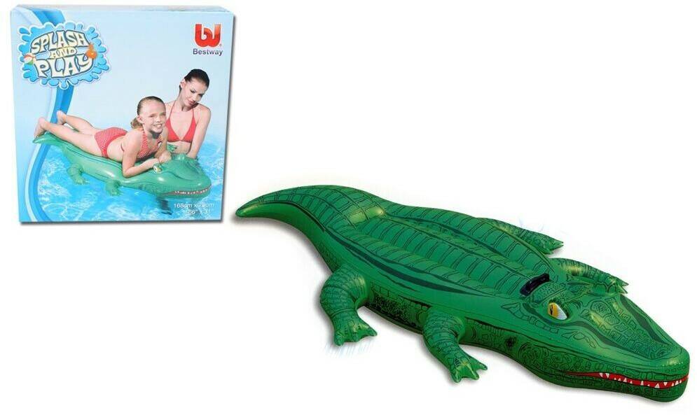 MGM Inflatable Crocodile Green Luftmatratzen