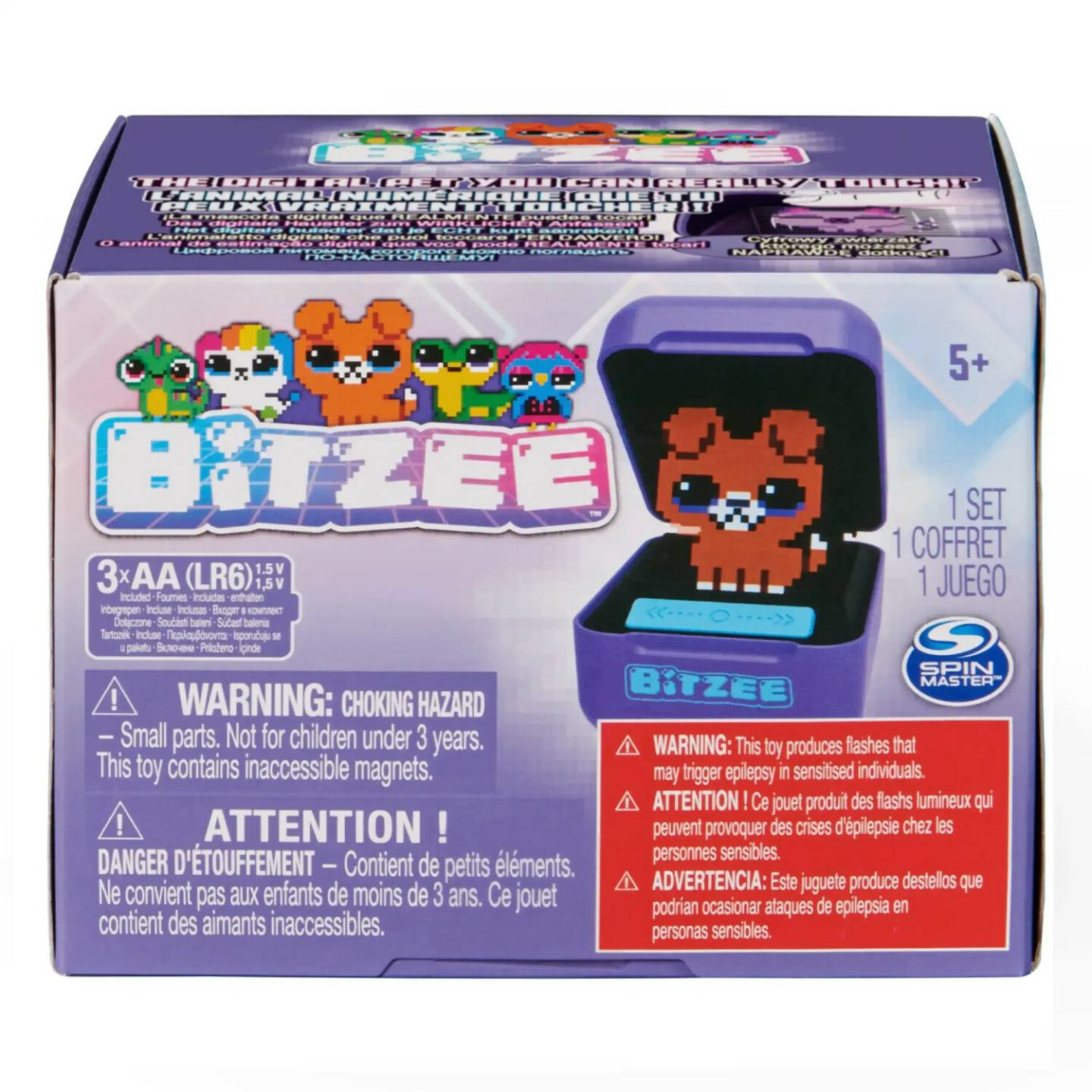 Spielzeugroboter Spin Master Bitzee interactive pet purple