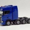 Herpa Scania CS HD Schwerlastzugmaschine, ultramarinblau (308601-002) Modellfahrzeuge