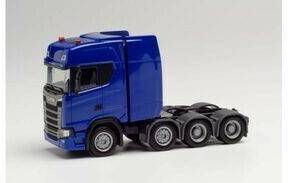 Herpa Scania CS HD Schwerlastzugmaschine, ultramarinblau (308601-002) Modellfahrzeuge