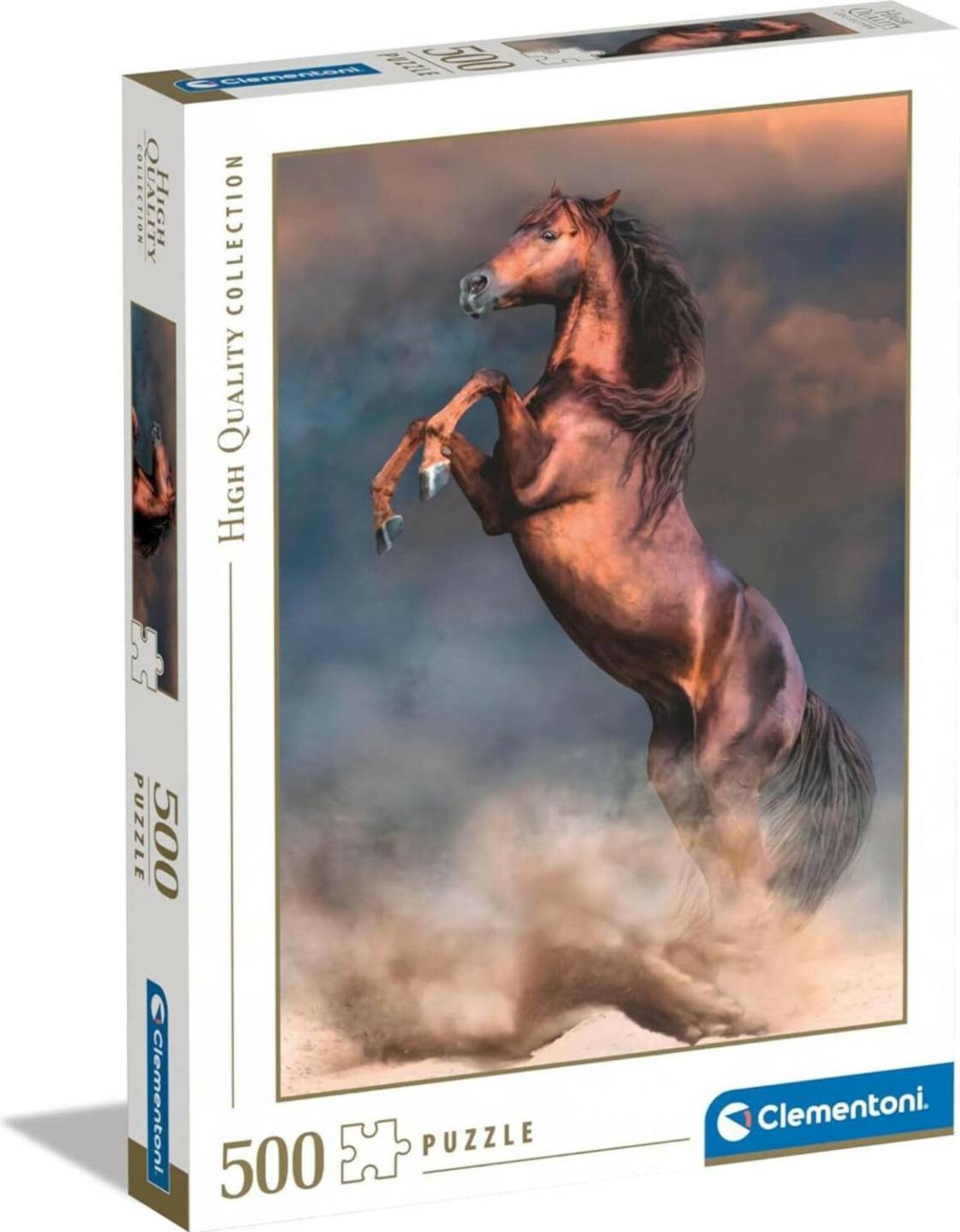 Clementoni Horse Wild Red Stallion 500 Teile (35521) Puzzles