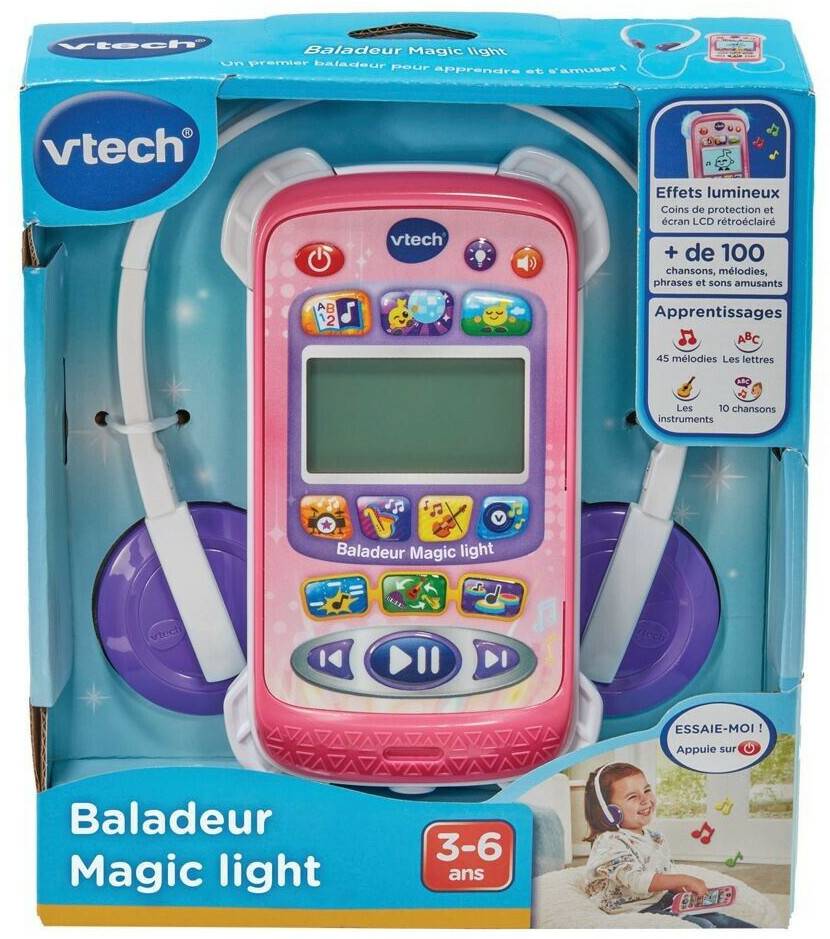 Elektronische Spielzeuge Vtech Baladeur Magic Light rose (French)