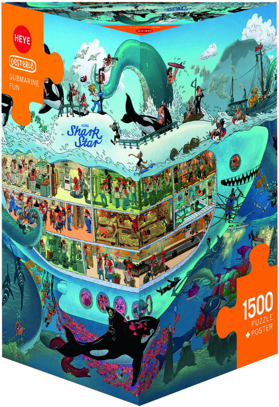 Heye Submarine Fun 1500 Teile - 29925 Puzzles