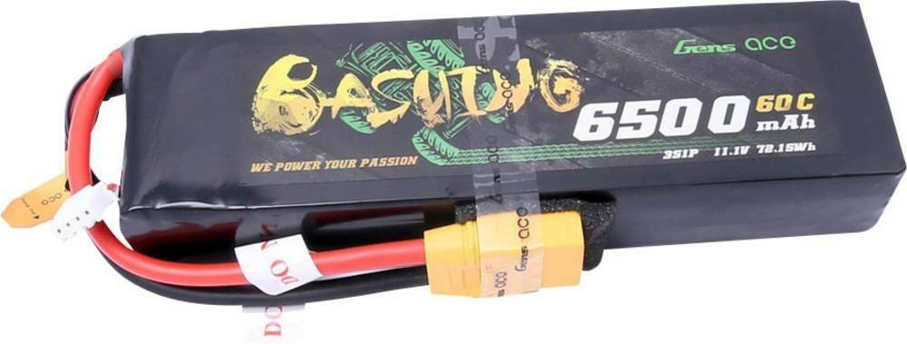 RC-Akkus Gens Ace LiPo 11.1V 6500 mAh 3S 60 C Stick XT90