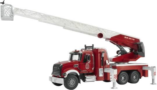 Bruder MACK Granite Feuerwehrleiterwagen mit Pumpe (02821) Modellfahrzeuge