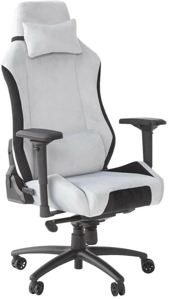 X Rocker Messina Fabric Gaming Office Chair - Silver Gamingstühle