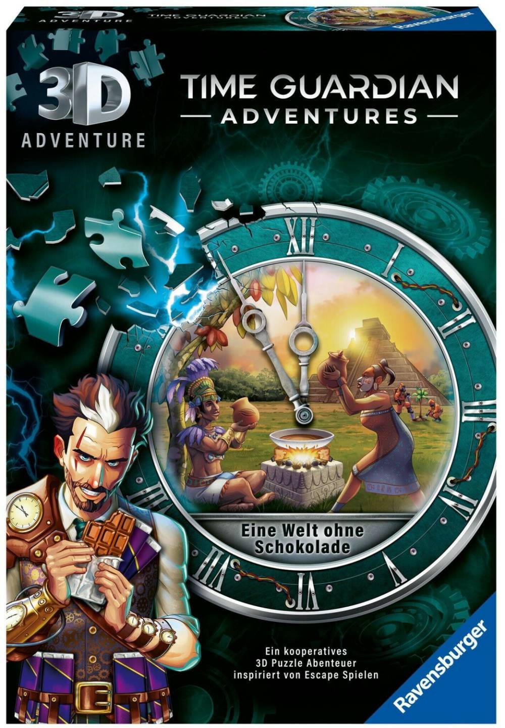 Ravensburger 3D Adventure - Time Guardian Adventures: Eine Welt ohne Schokolade Puzzles