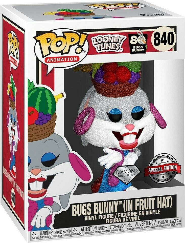 Funko Pop! Looney Tunes Bugs Bunny Fruit Hat 840 Diamond SP (51731) Funko