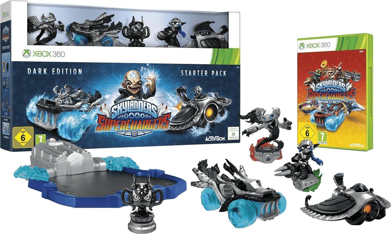 Xbox 360-Spiele Skylanders: Superchargers - Starter PackDark Edition Starter Pack (Xbox 360)