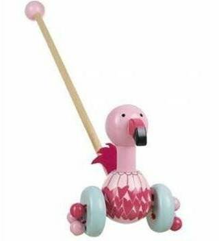 Nachziehspielzeuge Orange Tree Toys Schiebetier Flamingo (46001)